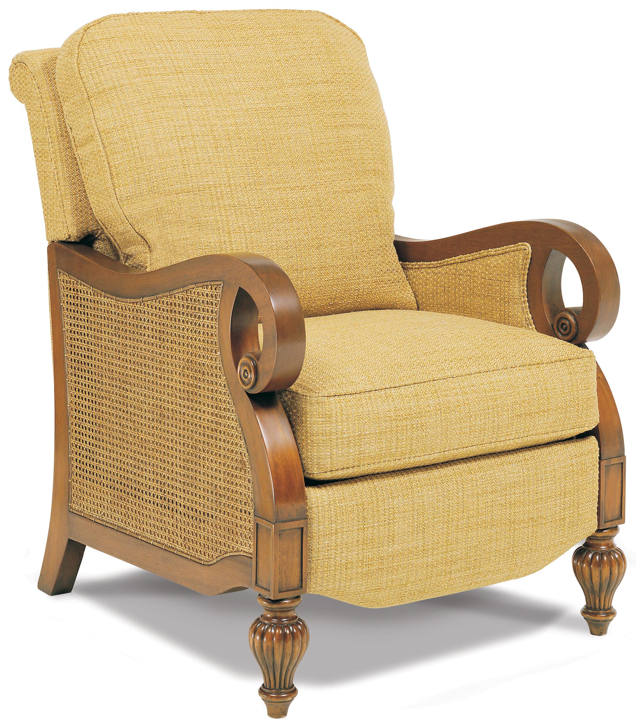 Recliners with exposed wood arms store
